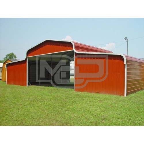 Metal Barn | Regular Roof | 42W x 21L x 10H | Ag Barn